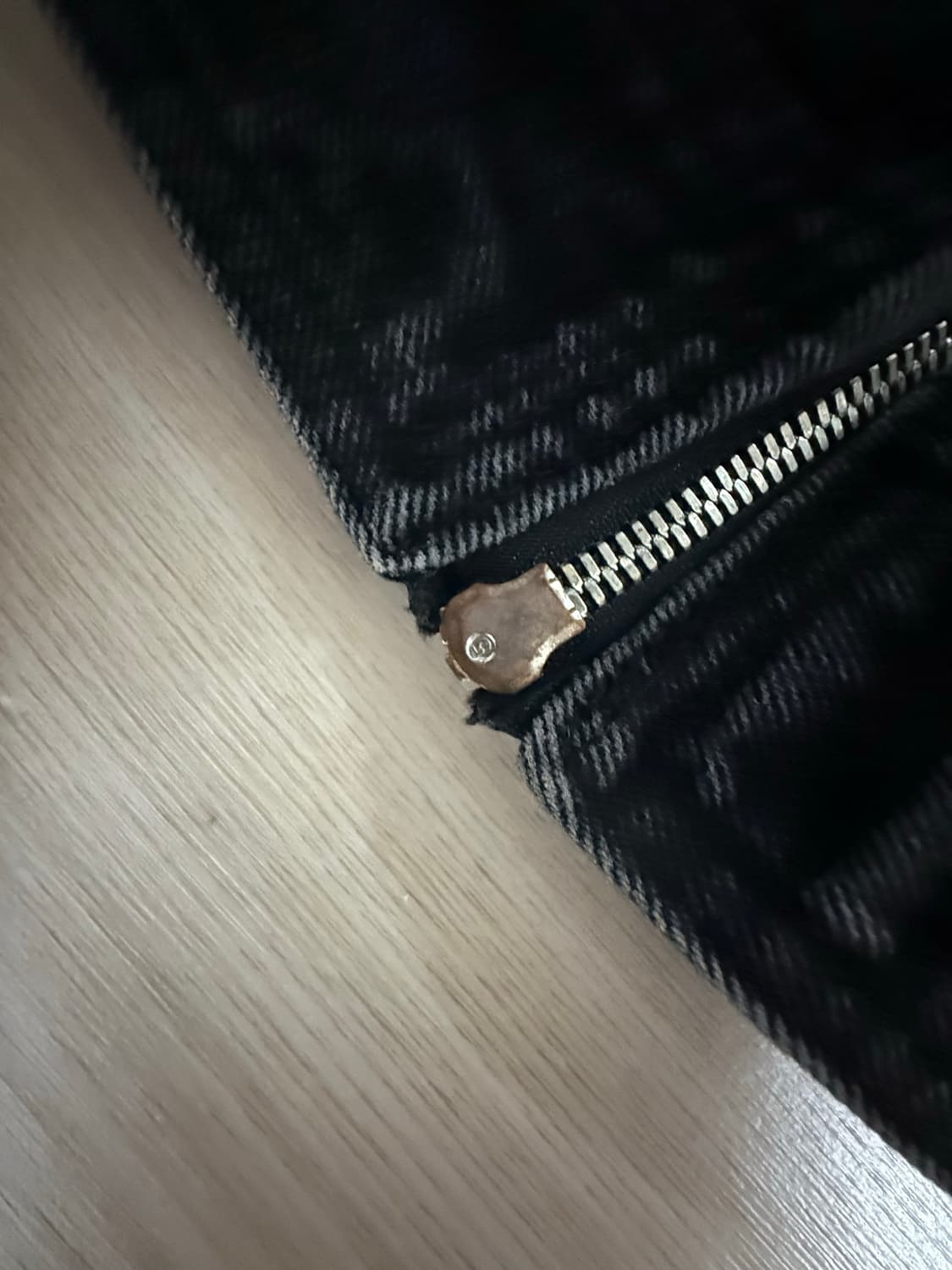 (48)준지 20ss 흑청 후드 트러커 자켓  상품이미지9