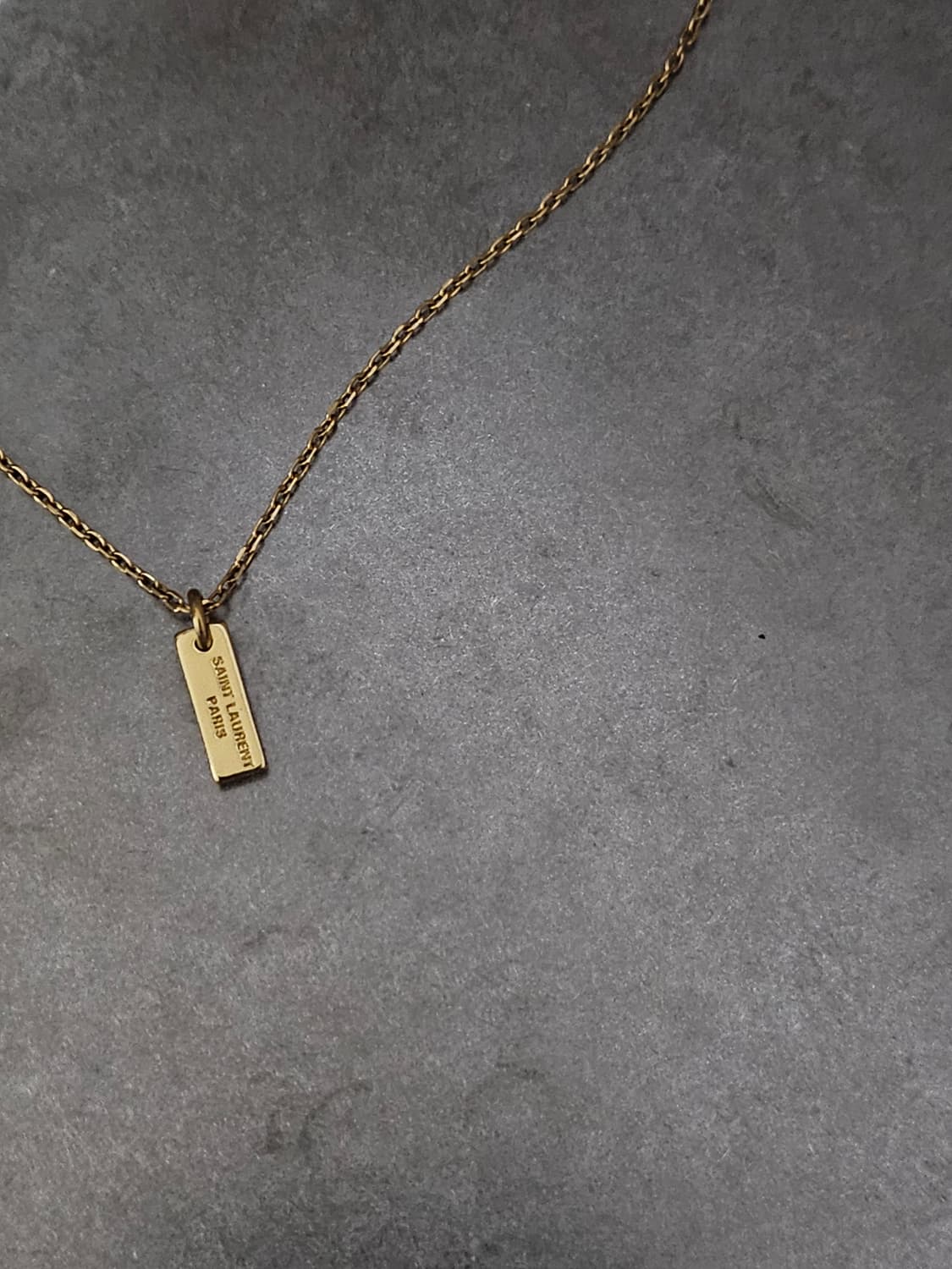 63 입생로랑 빈티지 정품 목걸이 업사이클링 써지컬체인 상품이미지2