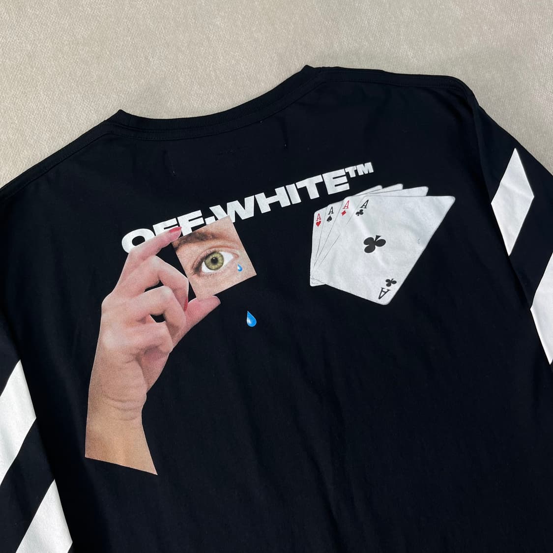105 오프화이트 랜드카드 롱슬리브 맨투맨 상품이미지5