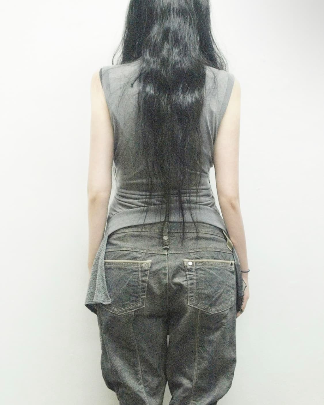 gomme 레이어드 아방가르드 니트 베스트 / 요지야마모토 상품이미지4