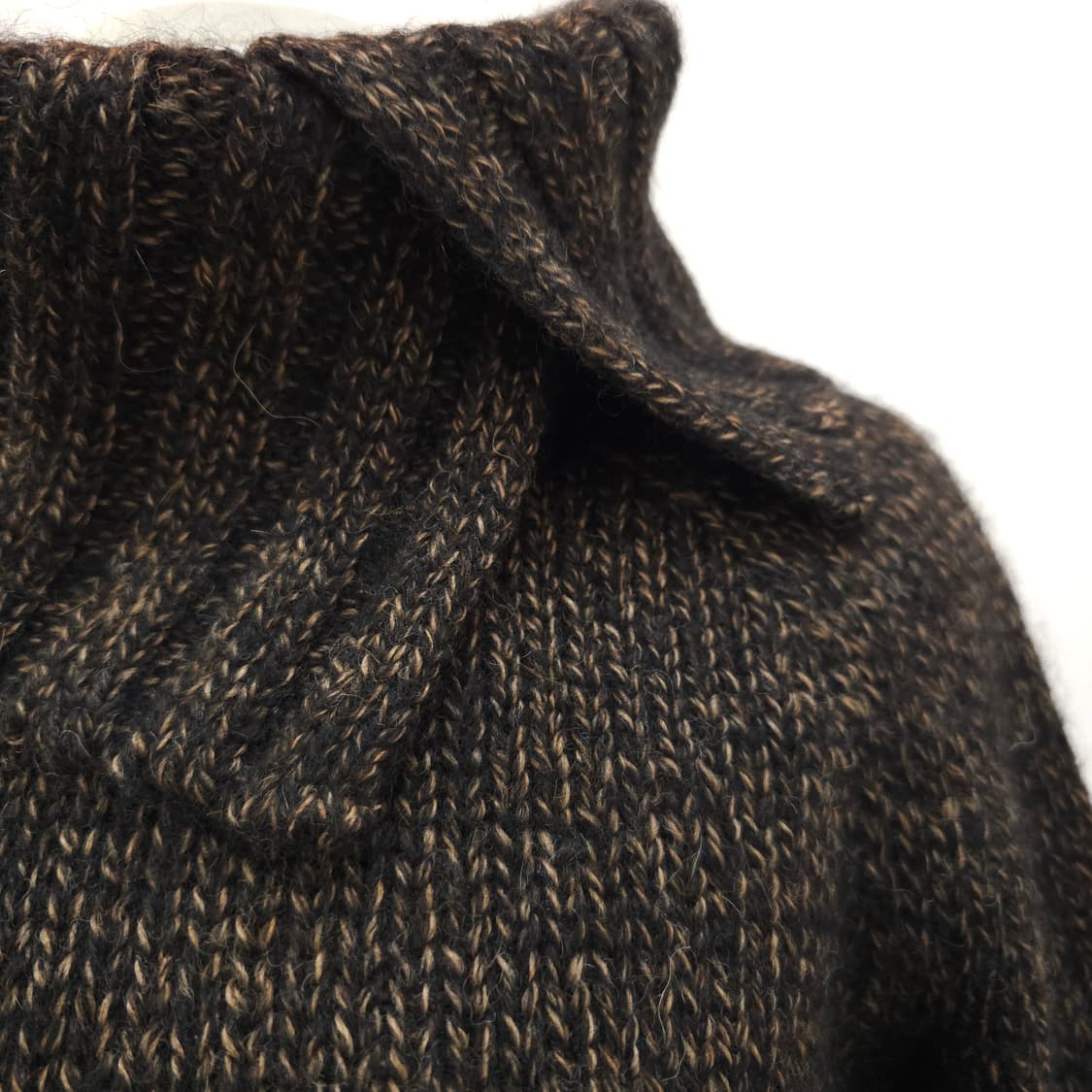 앙고라 모헤어 울 혼방 하이넥 터틀넥 스웨터 일본빈티지 상품이미지5