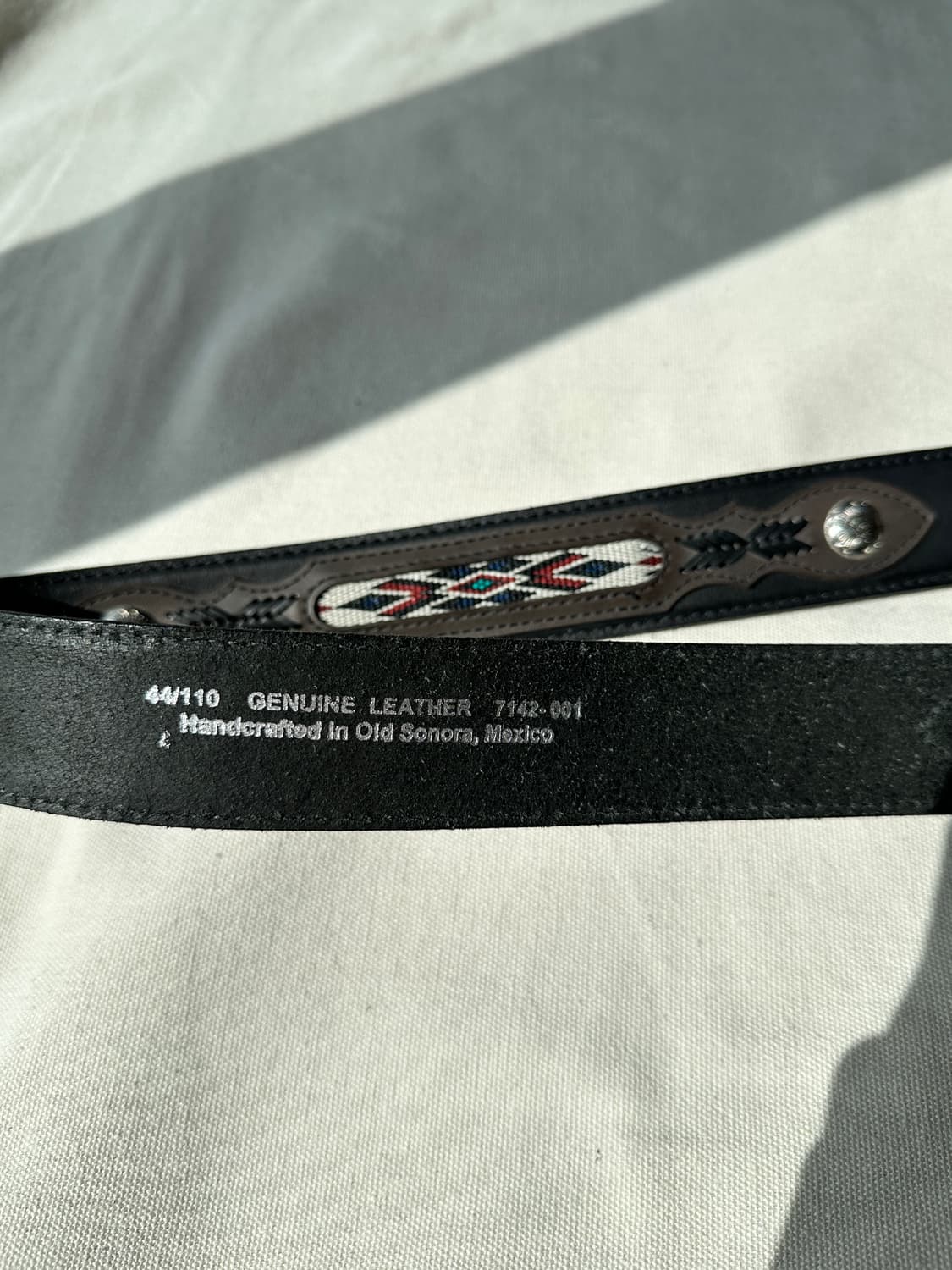 랭글러 웨스턴 콘초 레더 벨트 44 상품이미지9