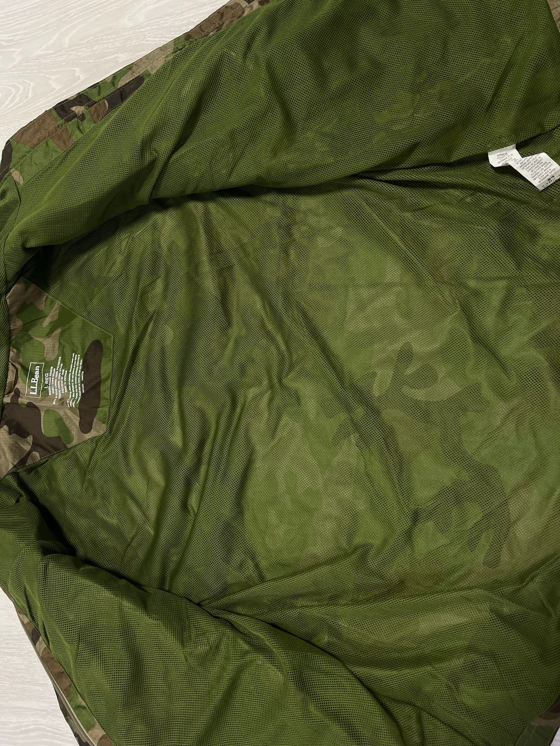 엘엘빈 카모 바람막이 L 상품이미지5