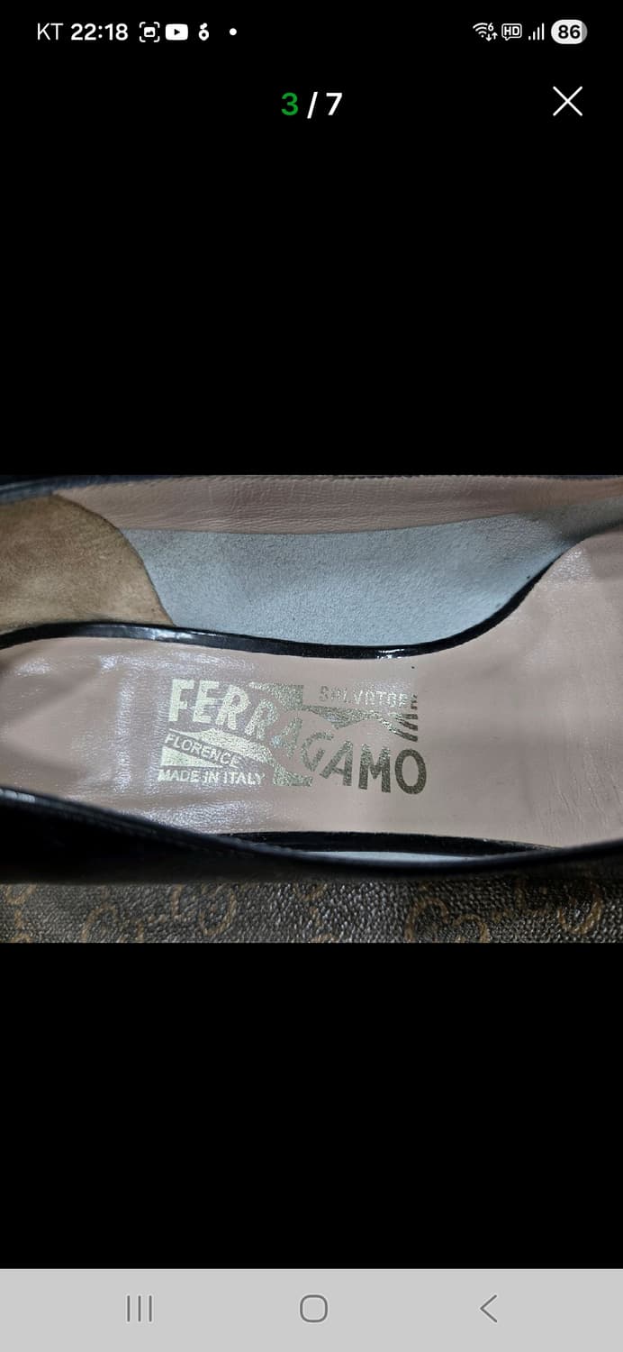 페라가모 바라 유광 펌프스 상품이미지3