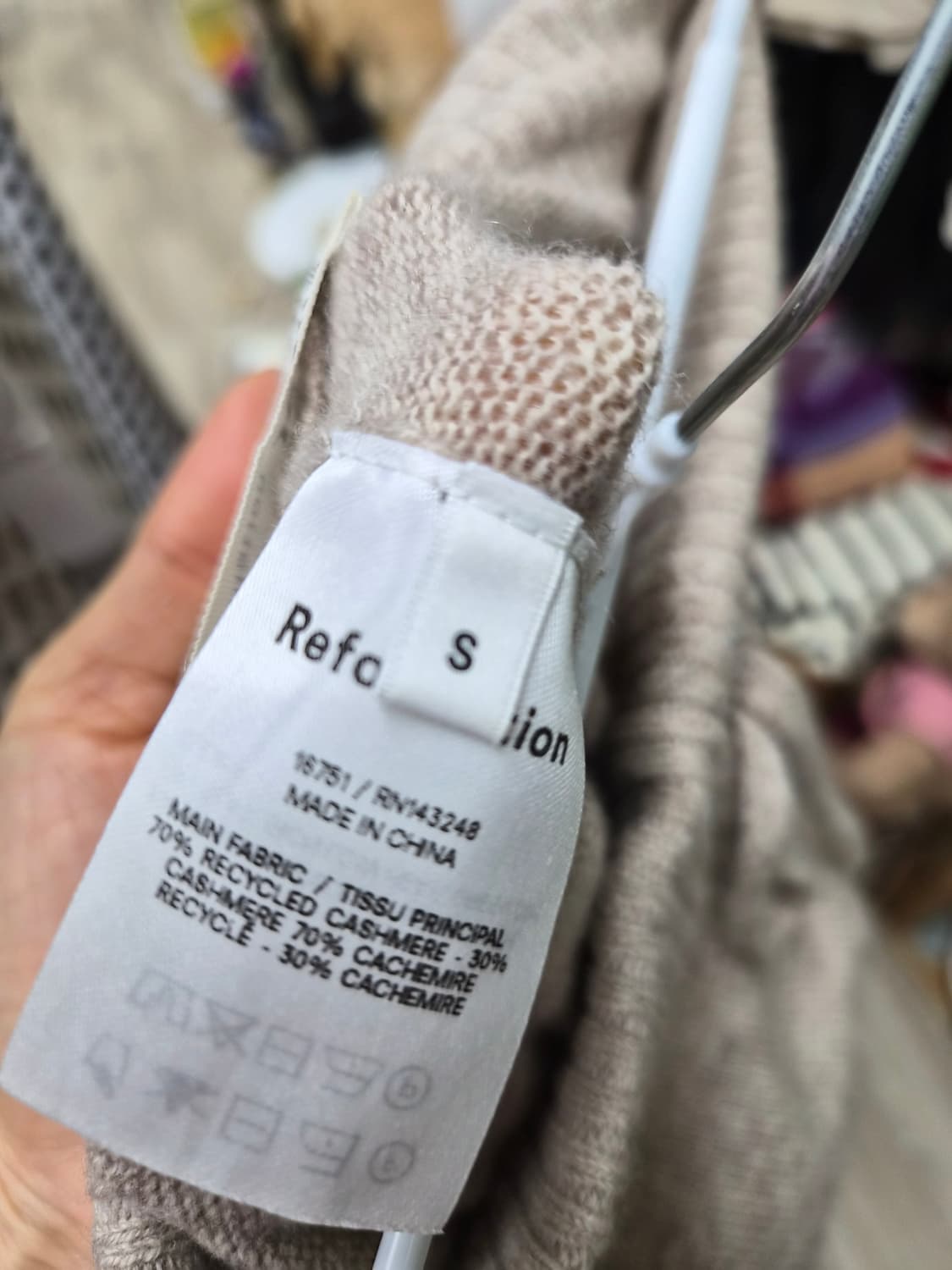 그린 백리본 포켓니트. 캐시미어 100% 니트스커트 상품이미지10