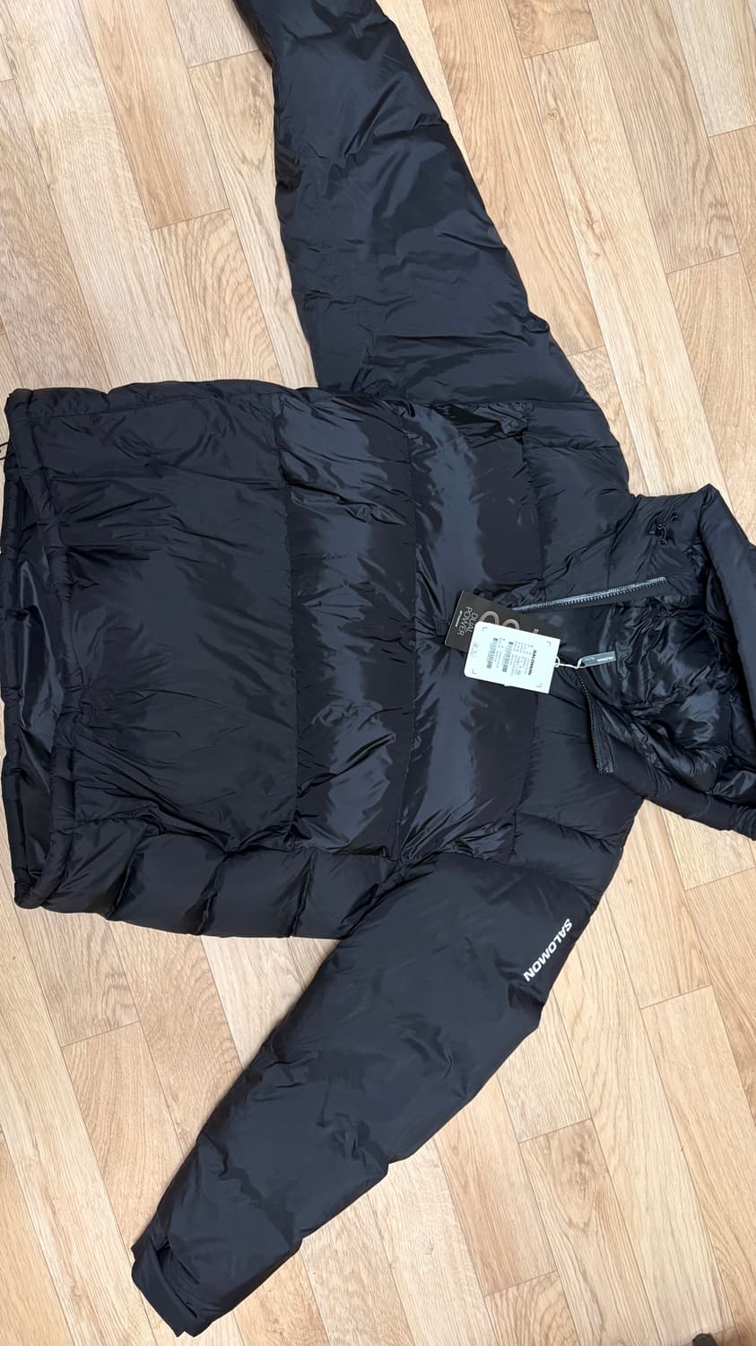 [새상품] 살로몬 아노락 덕다운 패딩 2XL 블랙 상품이미지6