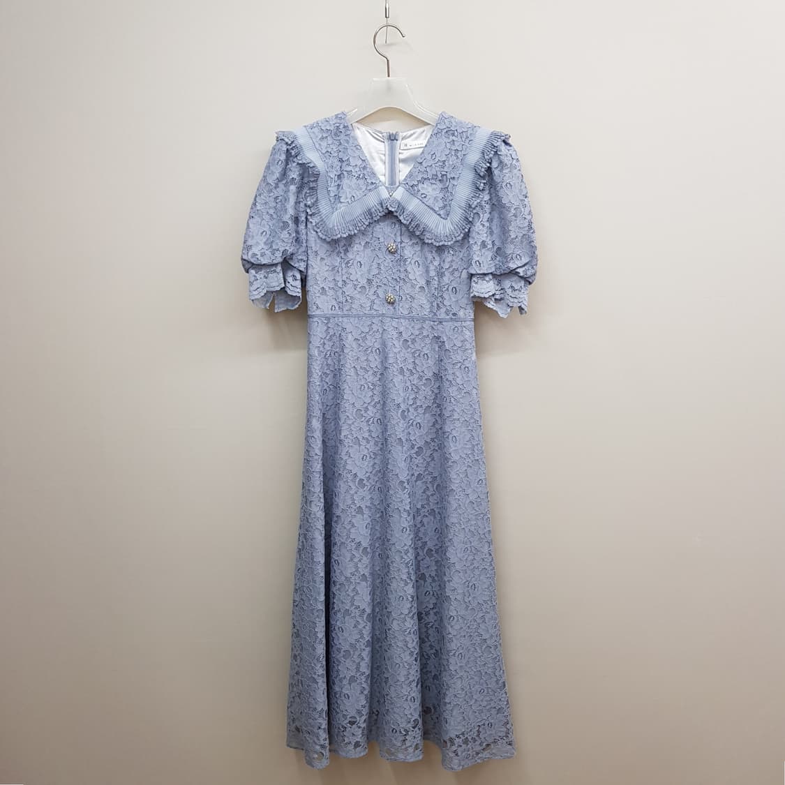 잇미샤 it MICHAA 2022 레이스 빅카라 롱 원피스 상품이미지2