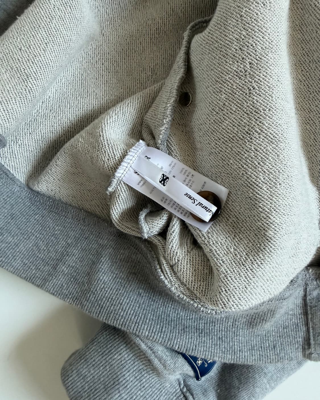 Satur 세터 클럽하우스 레터링로고 2-way 후드집업 상품이미지7