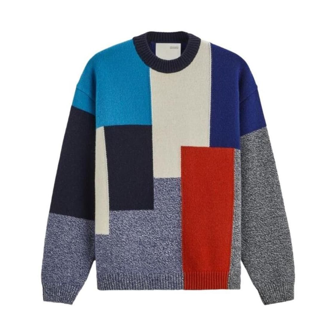 자라 스튜디오니콜슨 컬러블록 니트 스웨터 M 상품이미지1