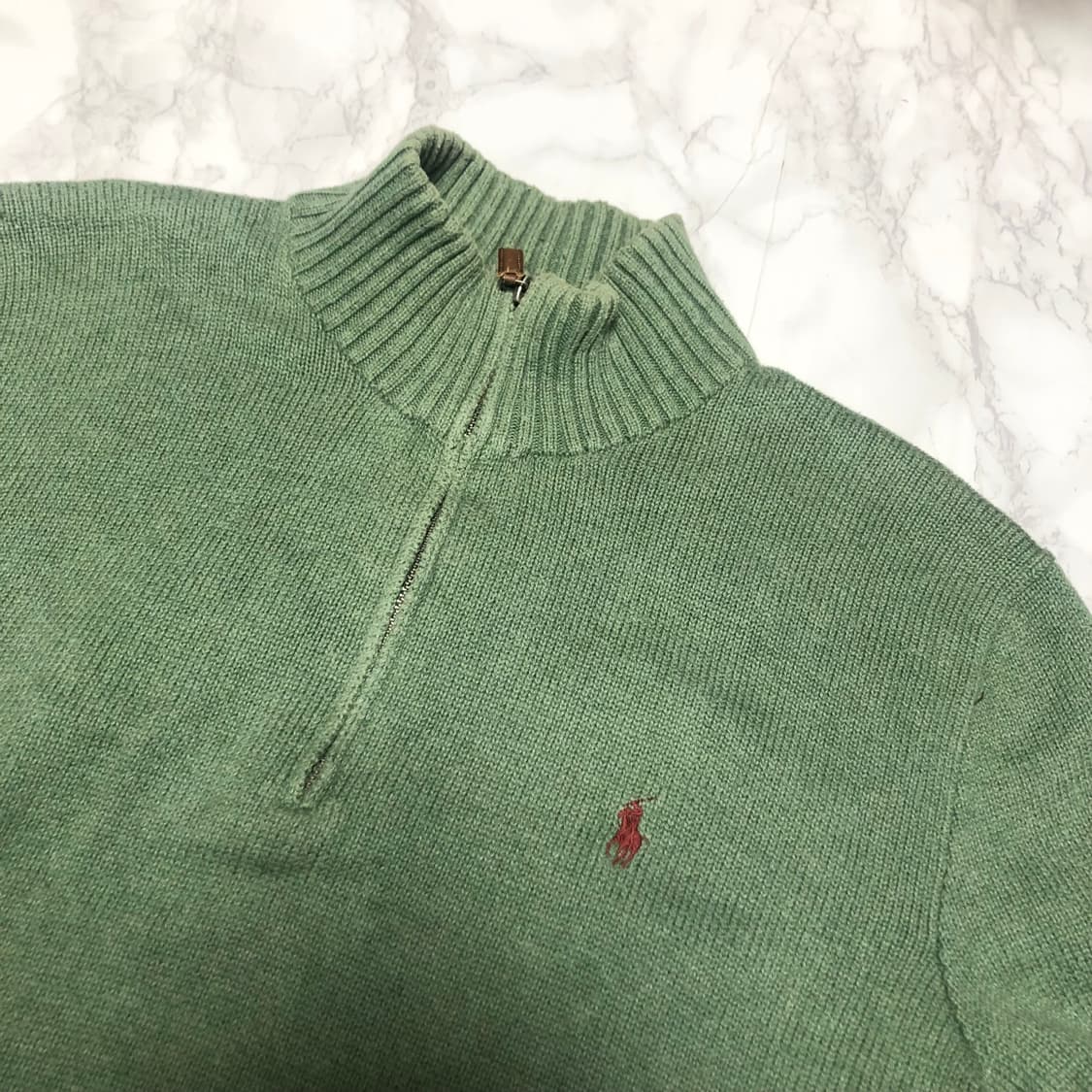 폴로 랄프로렌 반집업 니트 남성용 상품이미지2