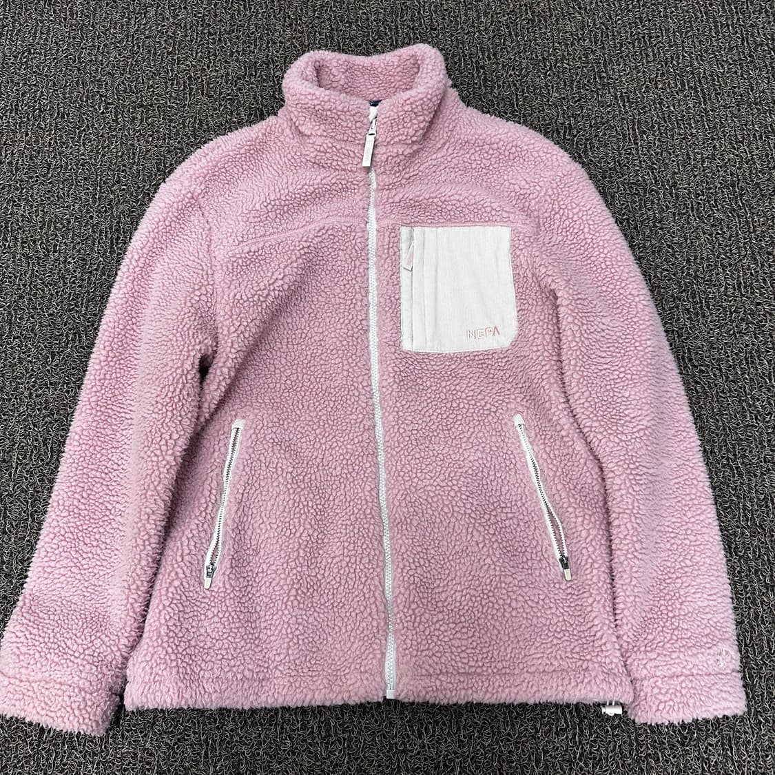 NEPA 네파 여성 뽀글이 털 후리스 자켓 핑크 95사이즈 상품이미지1
