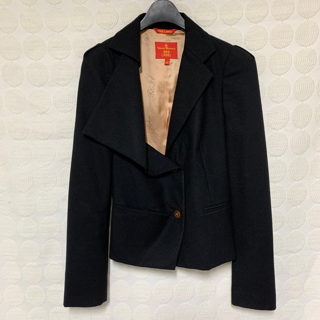 비비안 웨스트우드 울 블랙 셋업 상품이미지5