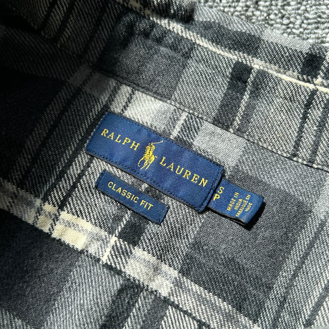 폴로 랄프로렌 클래식 체크 셔츠 상품이미지6