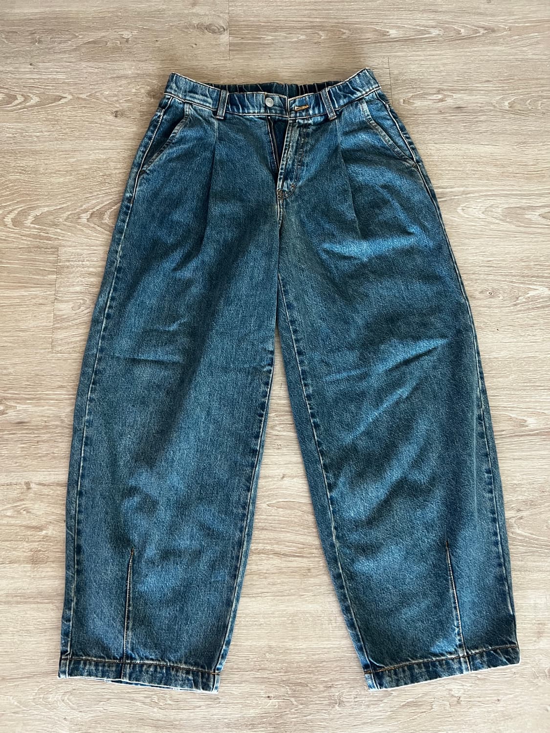 자라 와이드핏 데님 상품이미지1