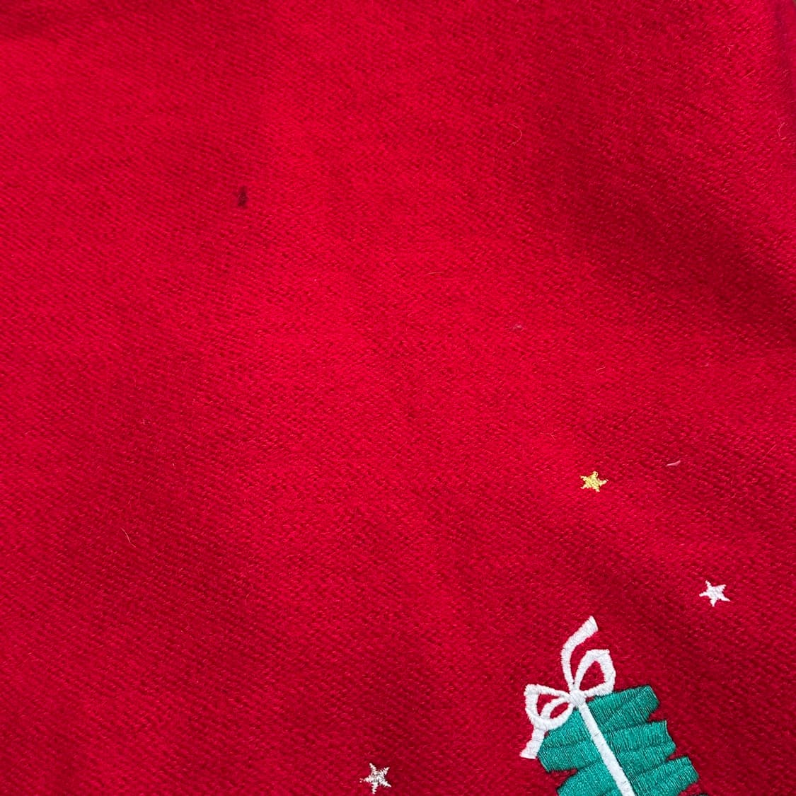 S VTG 90년대 레드 울 어글리 크리스마스 가디건 상품이미지5