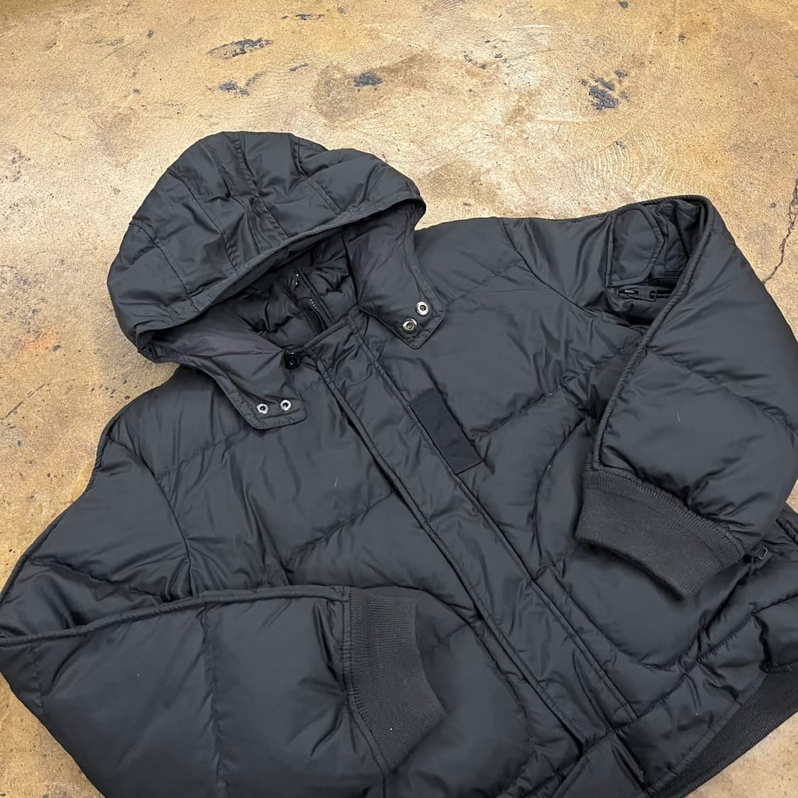 [정품/XL] 폴로 랄프로렌 블랙 후드 패딩 점퍼 b17 상품이미지1