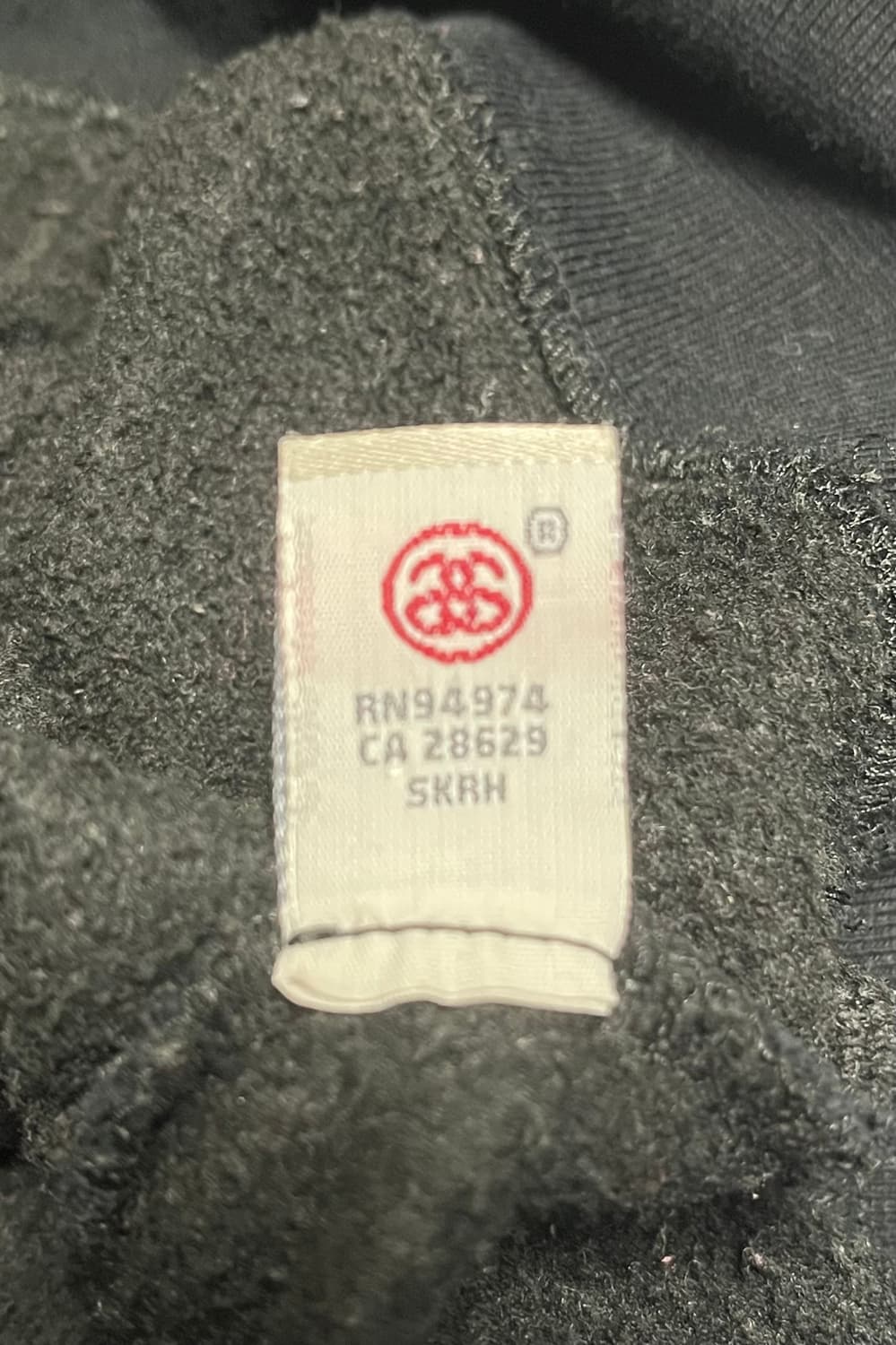 00s USA 스투시 그래피티 펠트 스티치 후디 후드티 올드스쿨 빈티지 상품이미지10