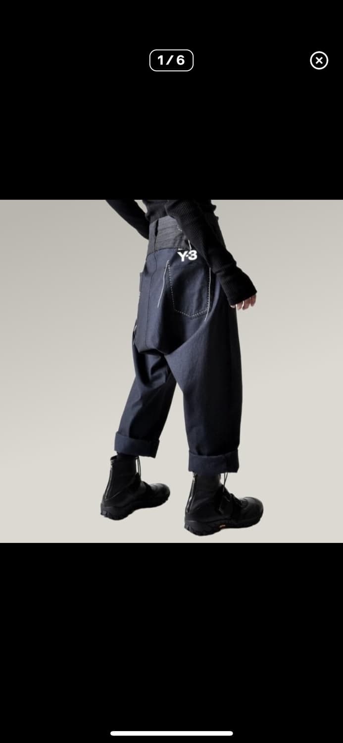 Y-3 요지야마모토 H본 팬츠 xs 상품이미지1