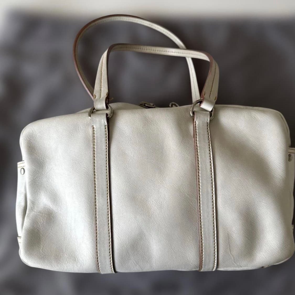 Miu miu 미우미우 보스턴 백 화이트 상품이미지1