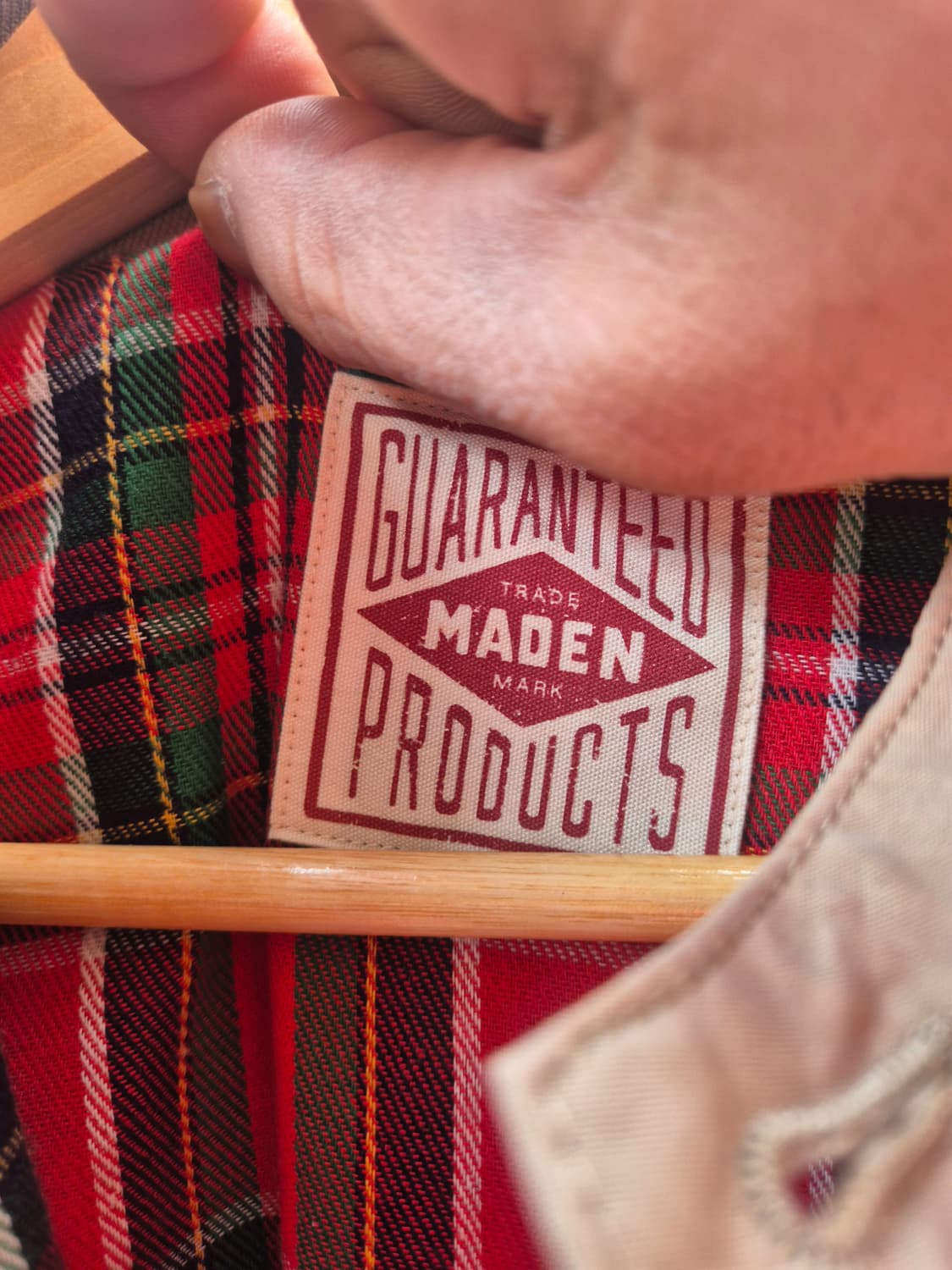 Maden Clothing의 베이지색 자켓 -L 상품이미지2