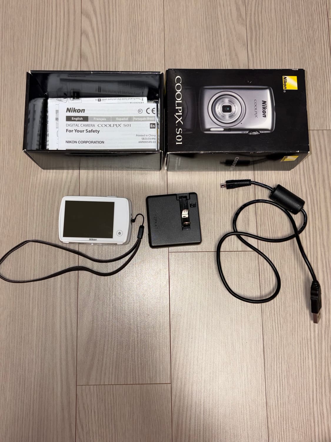 니콘 쿨픽스 s01  화이트 상품이미지4