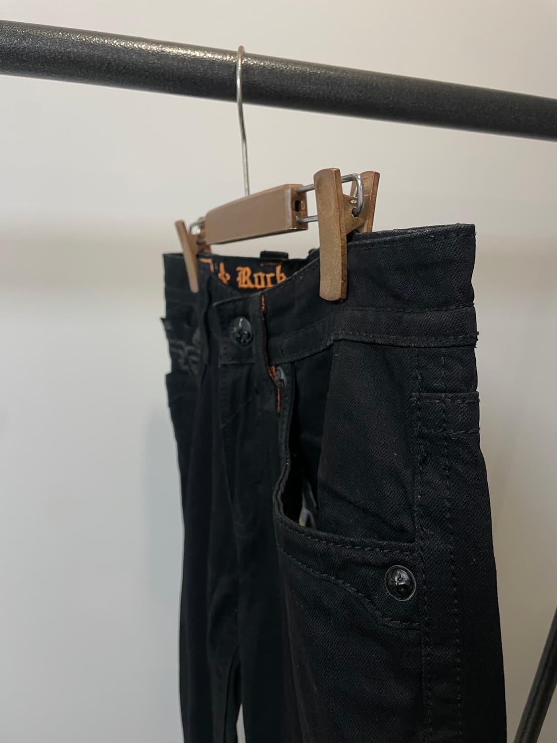 (33) 락리바이벌 락시크 블랙진 데님팬츠 상품이미지3