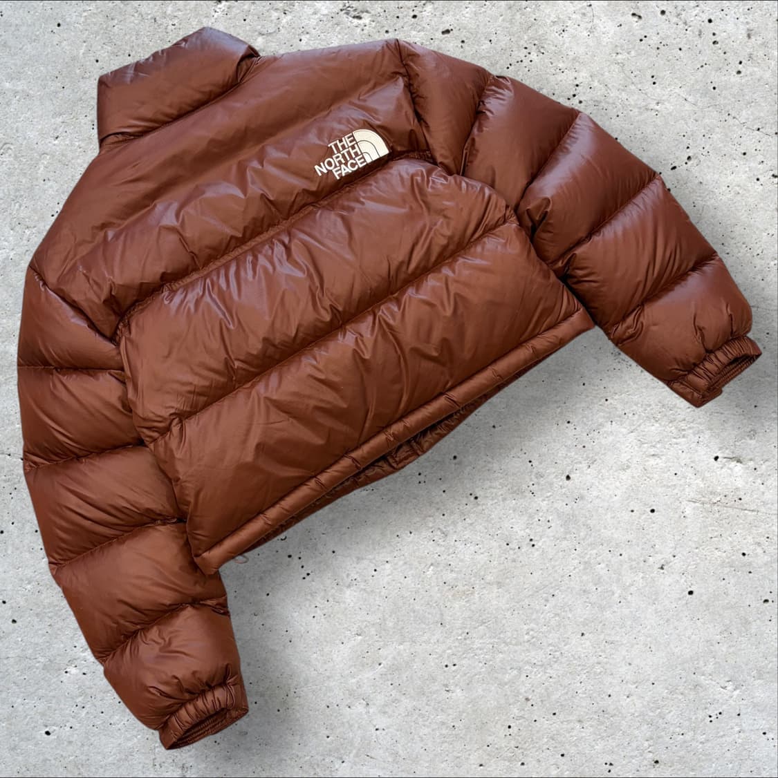 [S] 노스페이스 브라운 크롭 다운 숏패딩 눕시 C991 상품이미지2