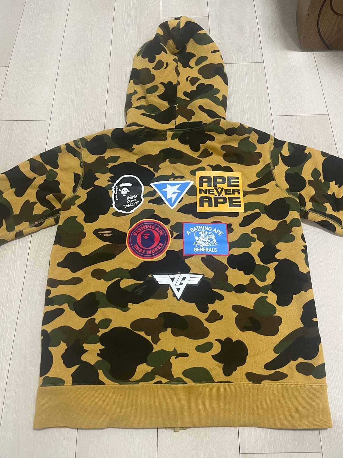 베이프 샤크 후드집업 키즈 상품이미지3