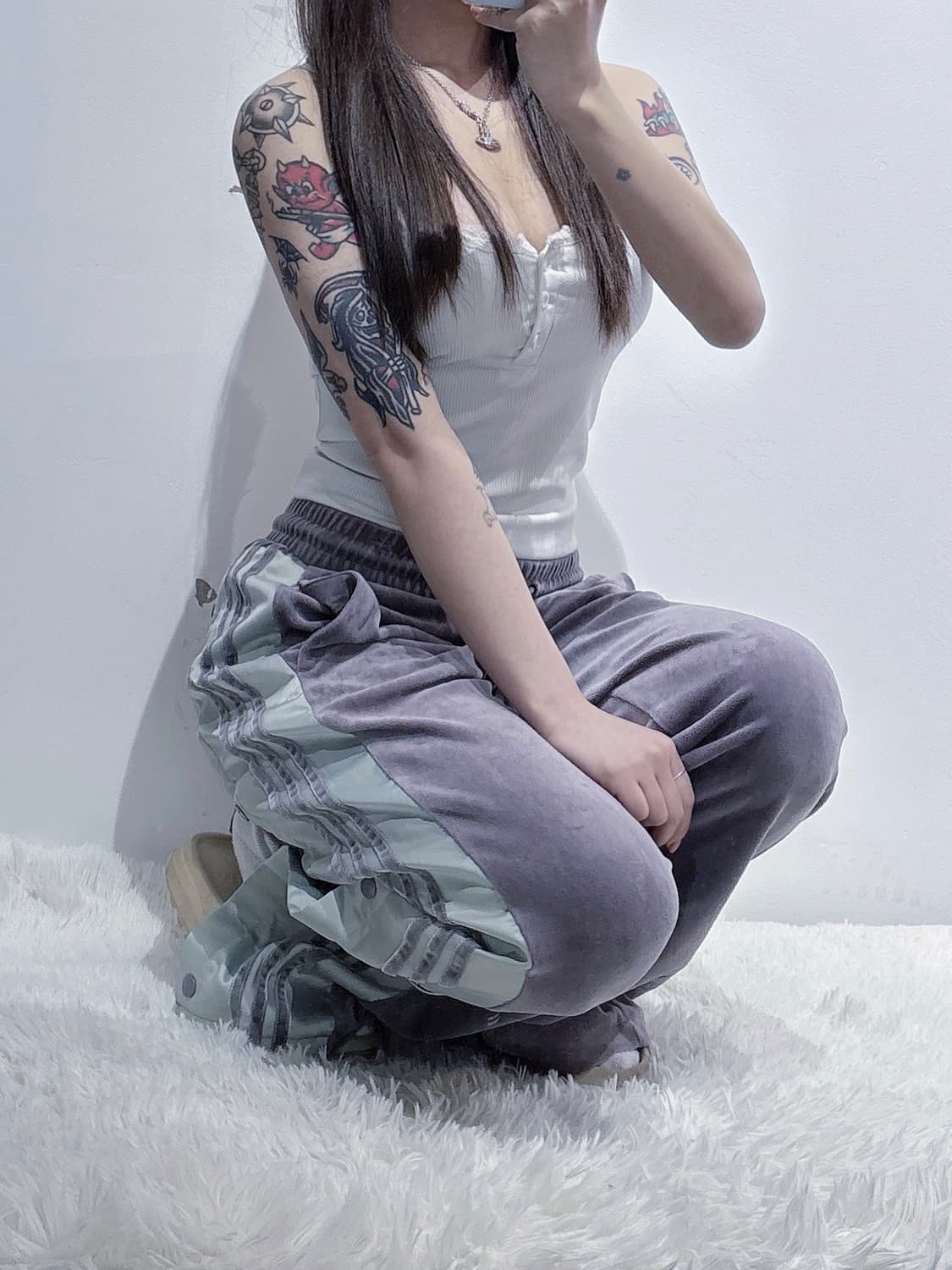 아디다스 아디브레이크 벨루어 팬츠 상품이미지2