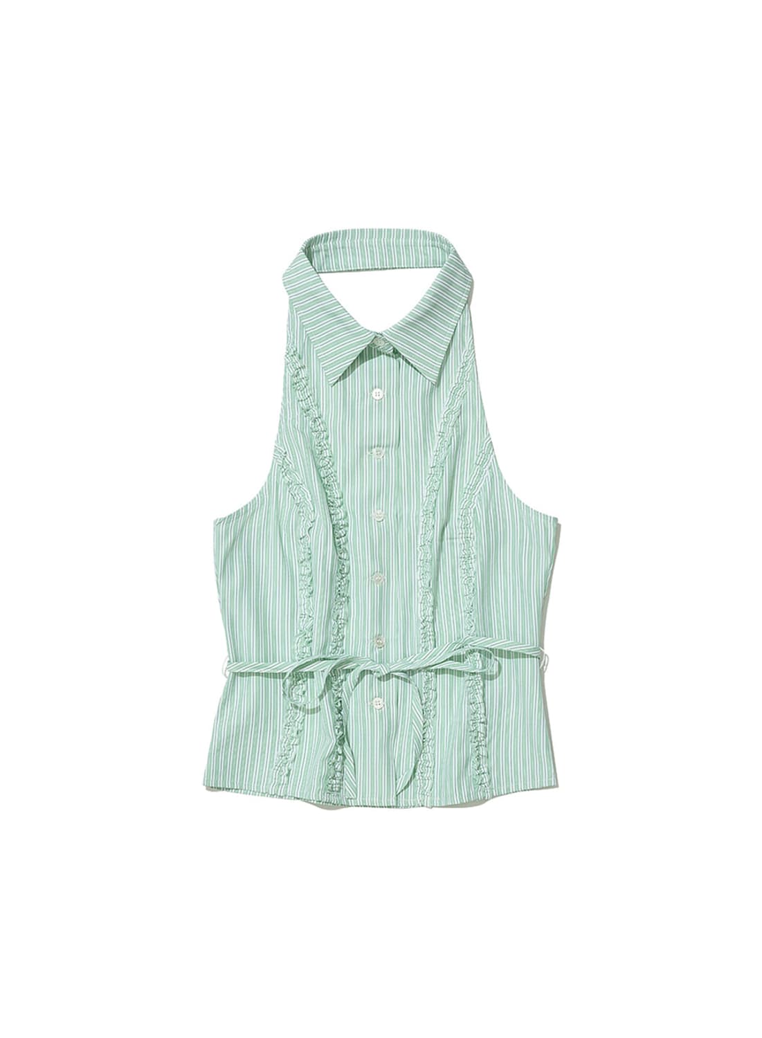 파르티멘토 우먼 Halter Neck Shirt 홀터넥 셔츠 상품이미지1