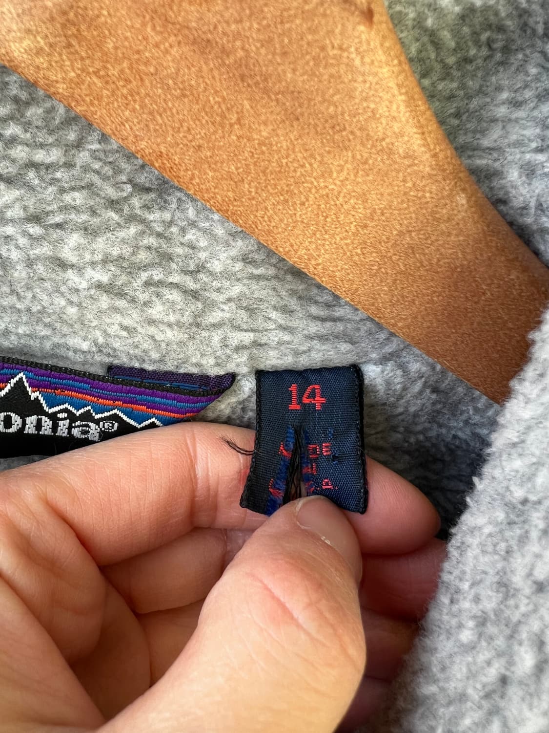 빈티지 파타고니아 90s 쉘드 신칠라 봄버 자켓 틸 그레이 L 상품이미지6