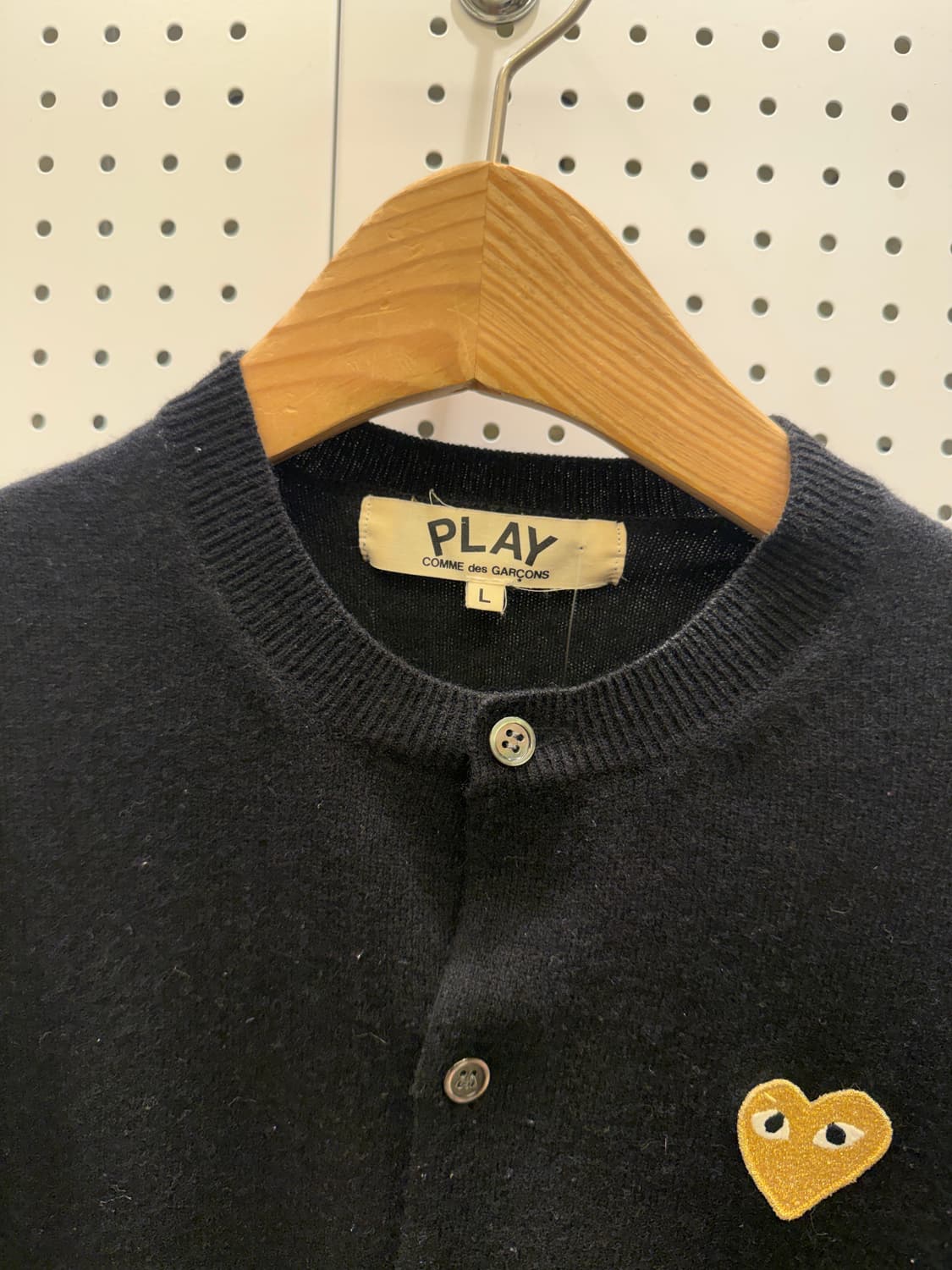 꼼데가르송 플레이 하트 로고 가디건  상품이미지4