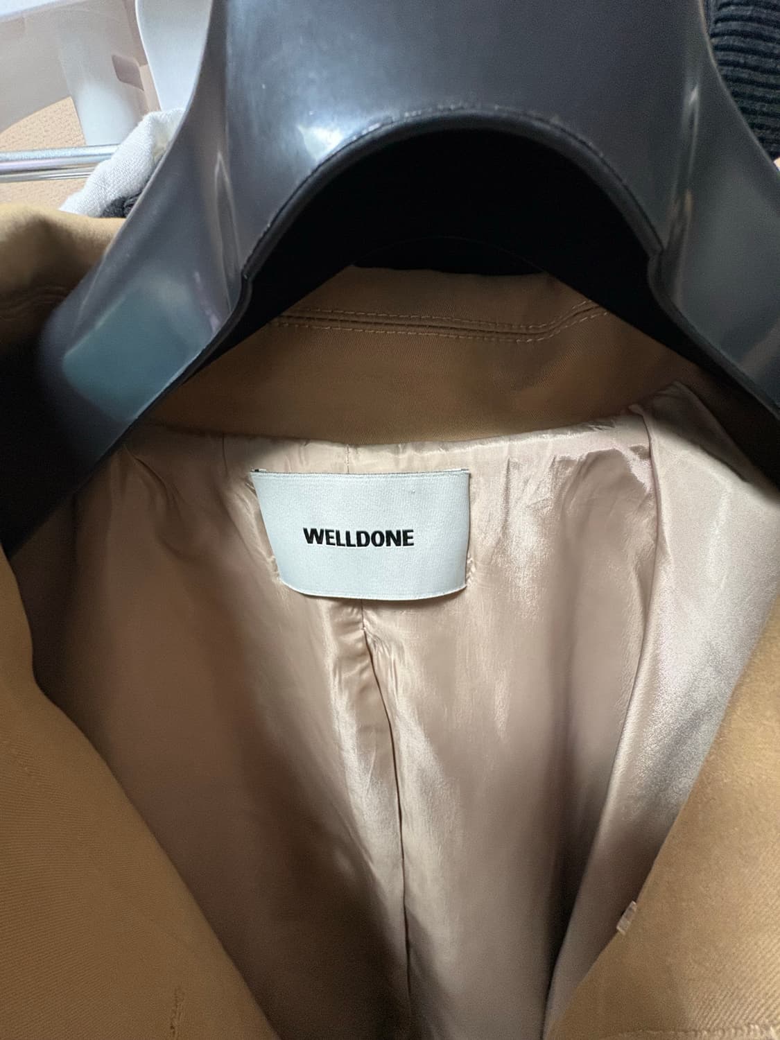 We11done 웰던 트렌치 코트 베이지 / os 상품이미지3