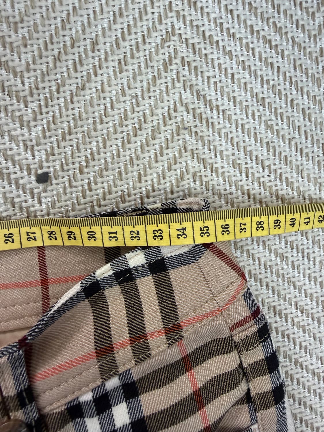 정품) 버버리 여성 노바체크 바지 36(26) 상품이미지9