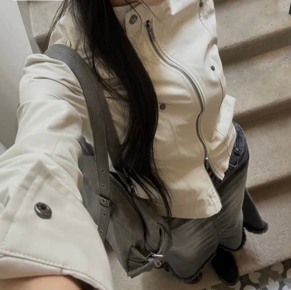 카키포인트 rivet cotton jacket (beige) 상품이미지2