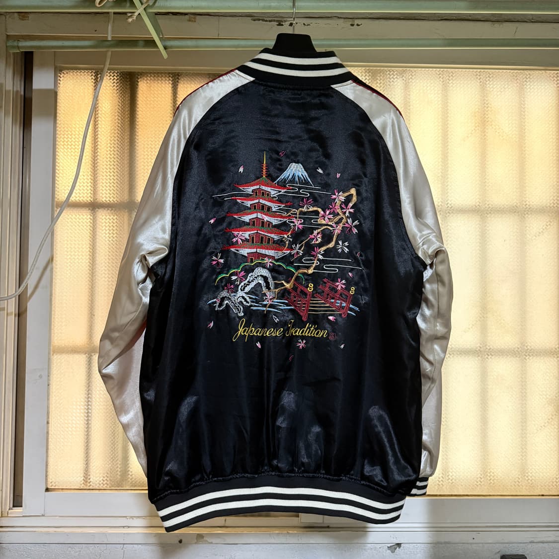 일심여경 후지산 성 사쿠라 퀄팅 스카쟌 상품이미지1