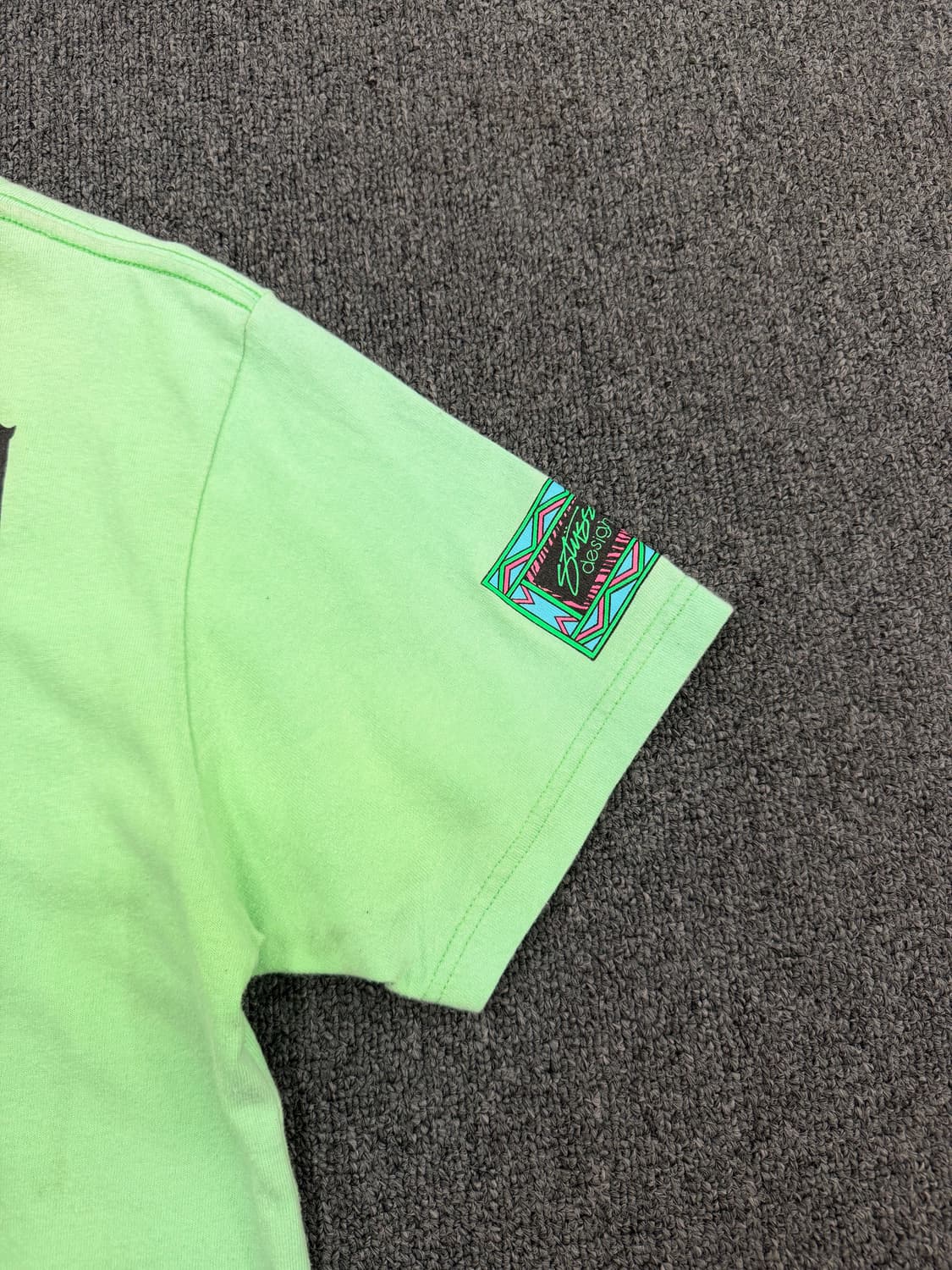 L) 스투시 빈티지 7로고 프린팅 반팔 티셔츠 상품이미지6