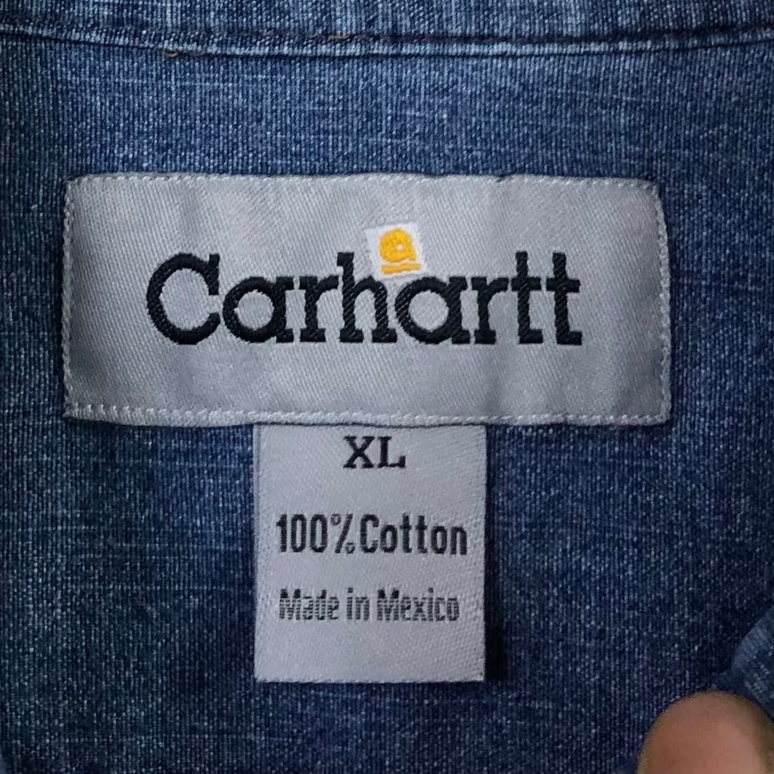 XL 칼하트 데님 셔츠 상품이미지3