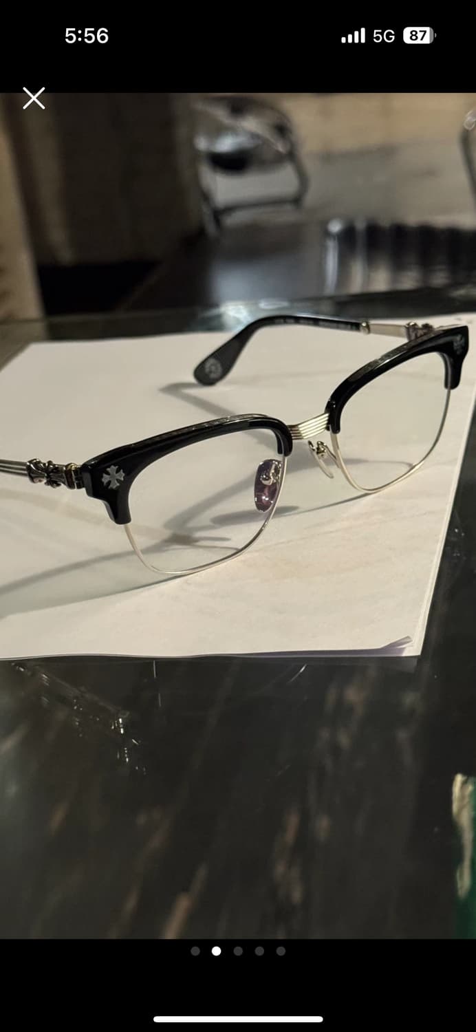 크롬하츠 반무테 안경 상품이미지2