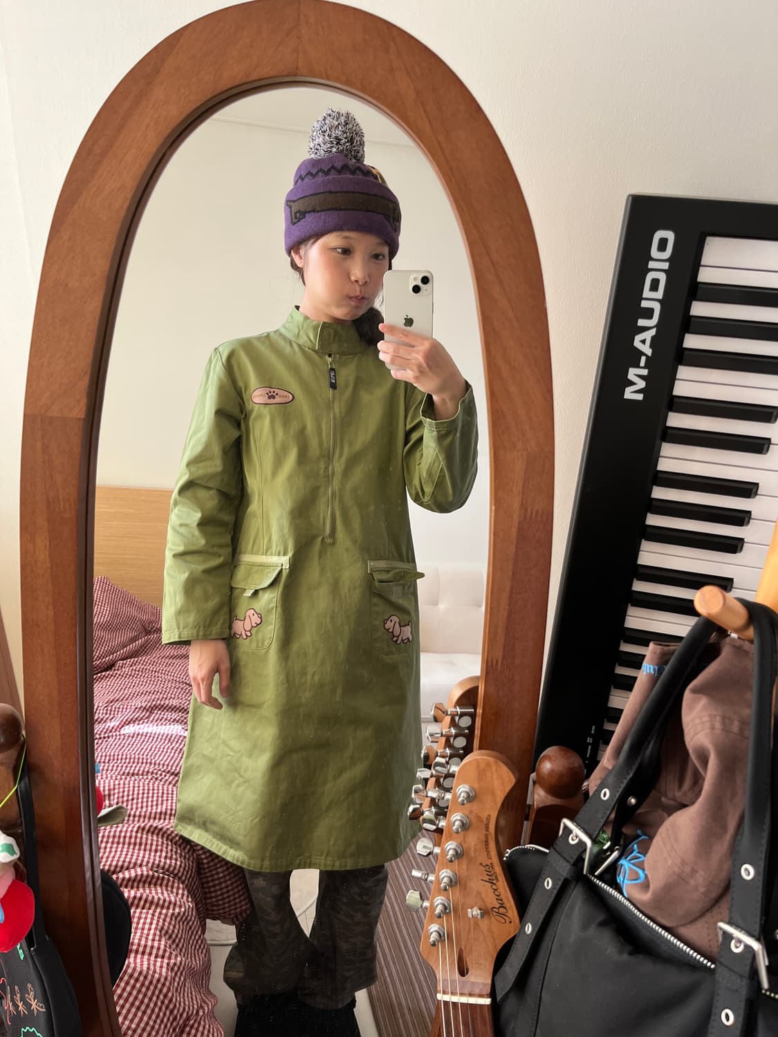 강아지원피스 카모팬츠 코디세트 상품이미지4