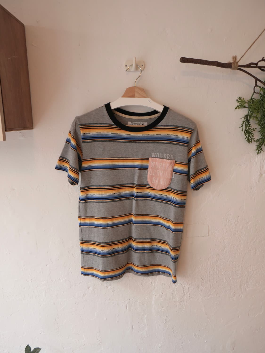 사스콰치패브릭스 스트라이프 반팔 상품이미지1