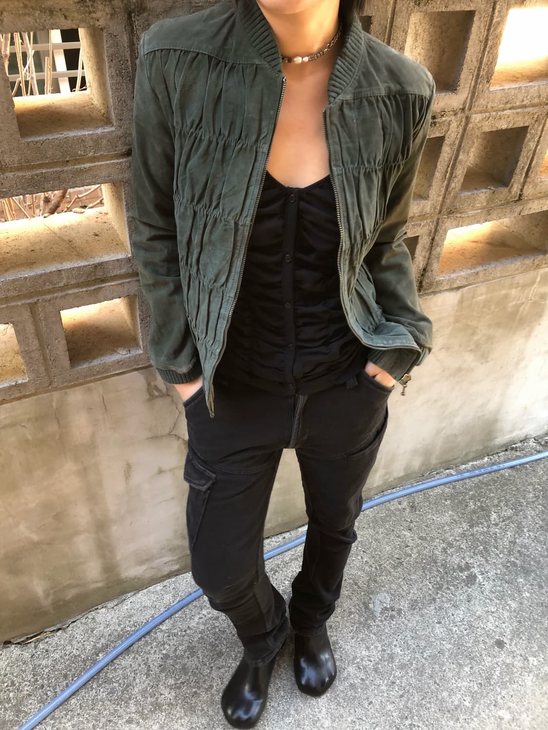 scylla pigskin leather zip jk 상품이미지2