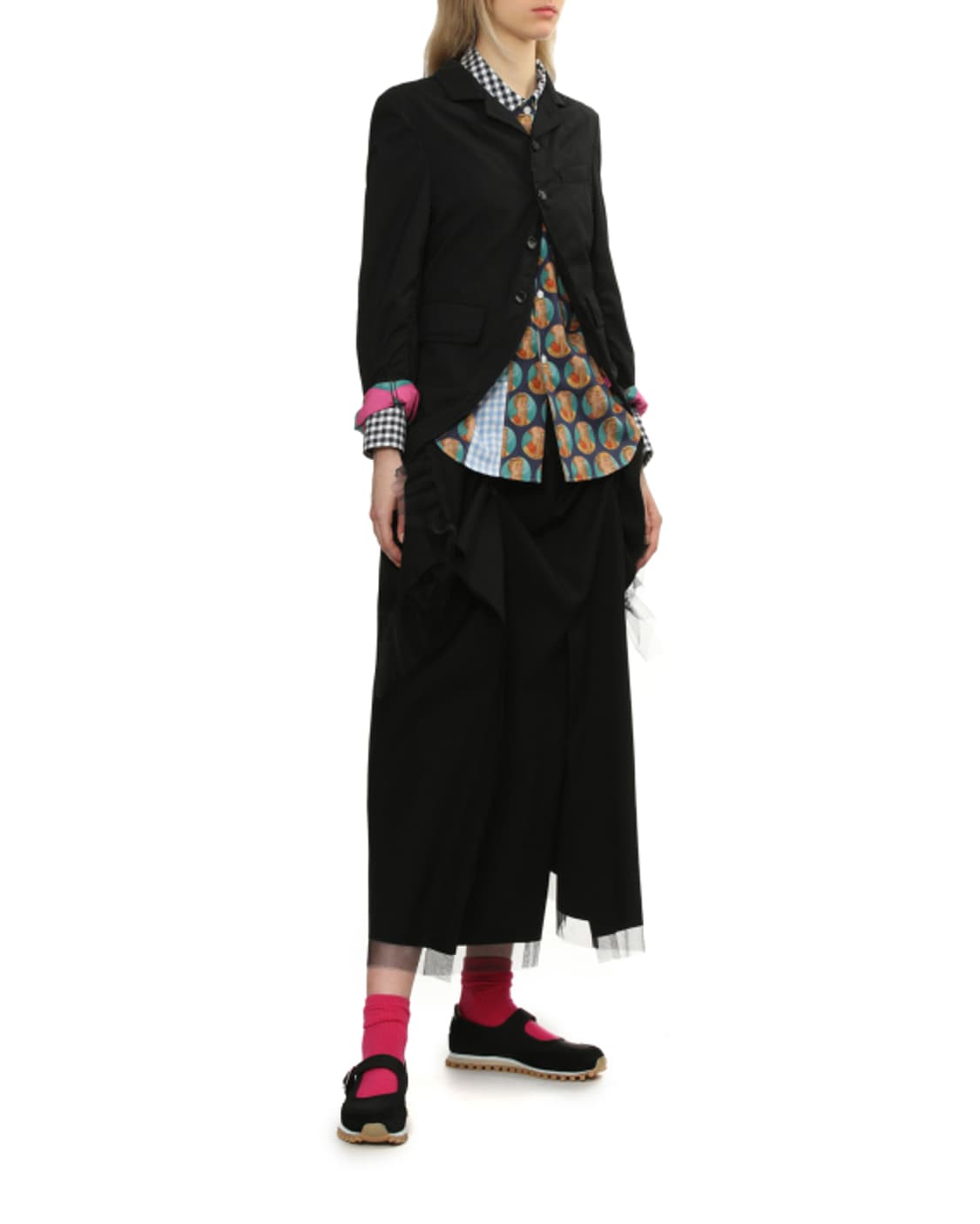 새상품 타오 레이어드 튤 미디스커트 M 상품이미지2