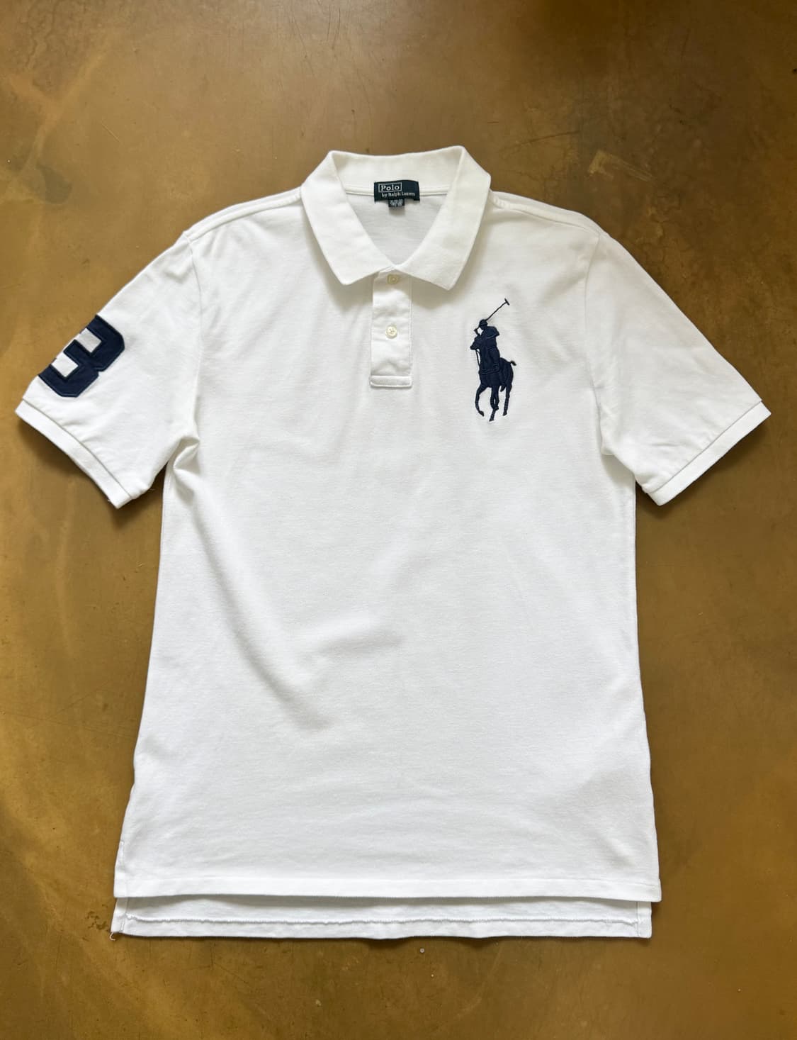 폴로 랄프로렌 빅포니 화이트 카라 반팔티 상품이미지1