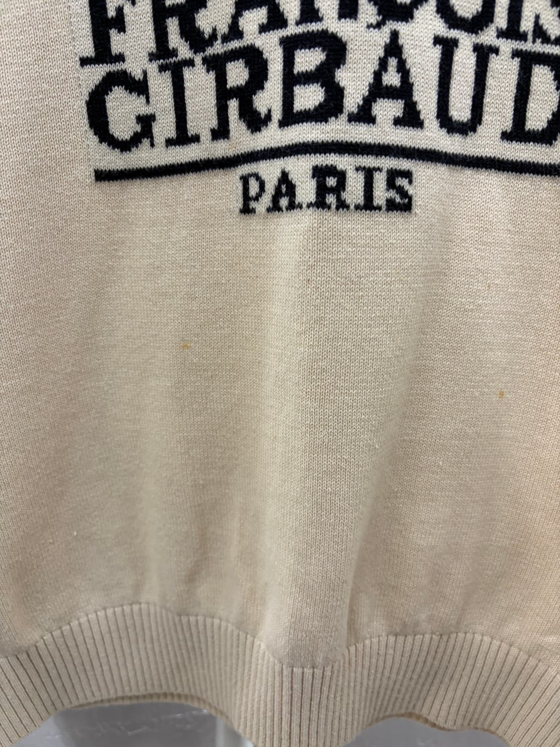 마리떼 프랑소와 저버 클래식 로고 하프 니트 아이보리 1 사이즈 상품이미지3