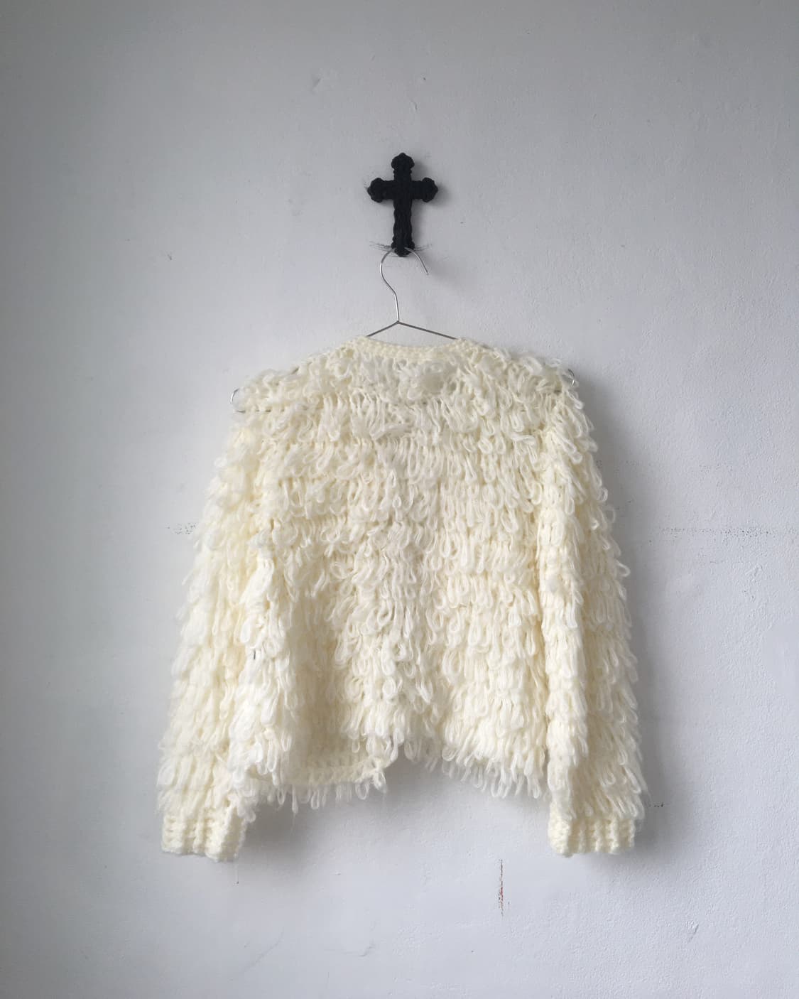 Fluffy open knit cardigan 상품이미지4
