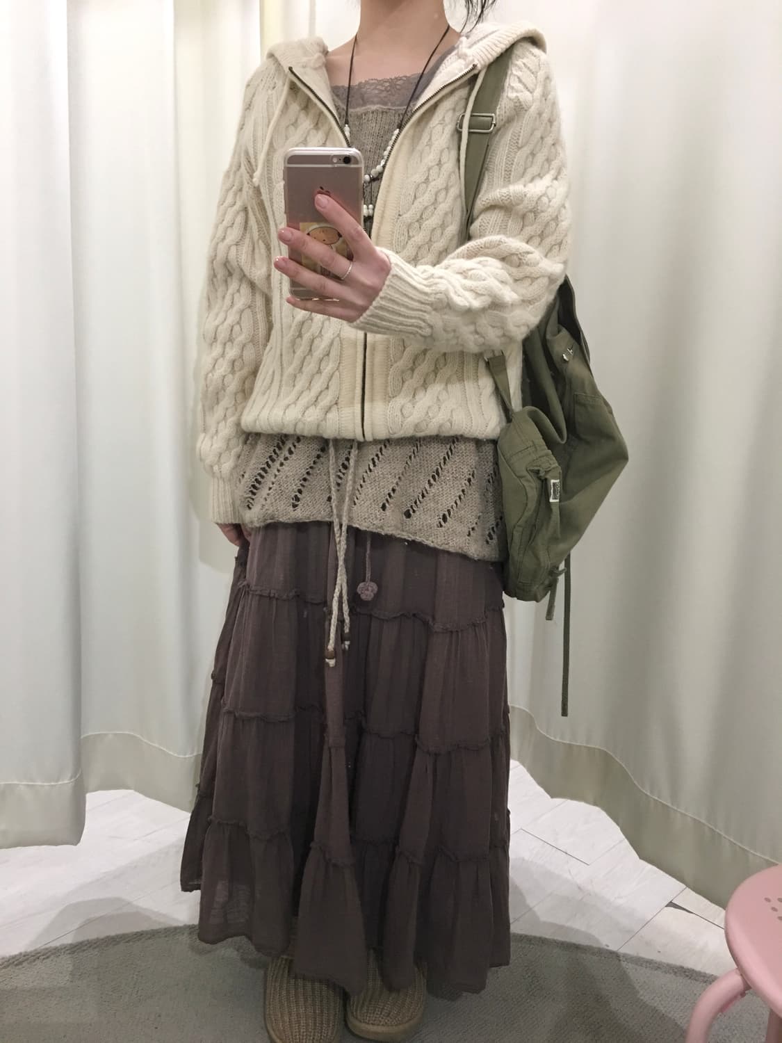 Made in nepal stripe mori vest 상품이미지7