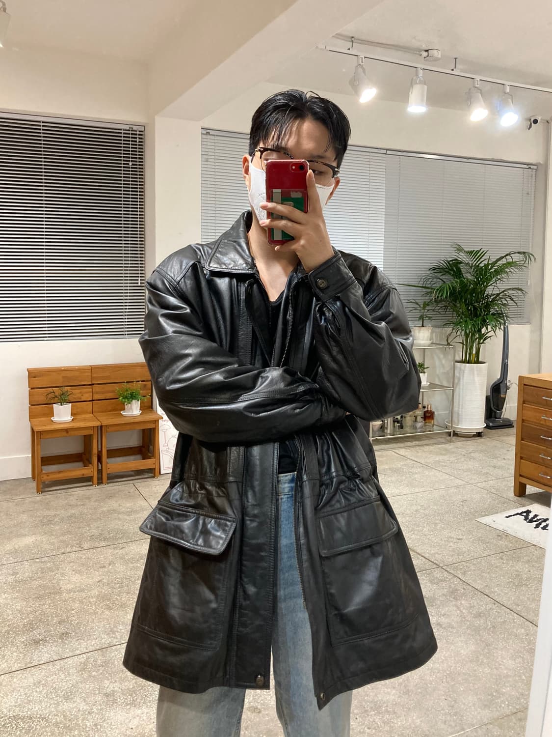 램스킨 야상 사파리 자켓 상품이미지3