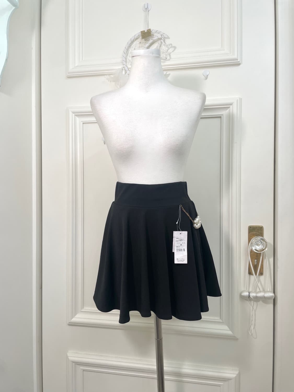 black pearl charm flare mini banding ski 상품이미지1