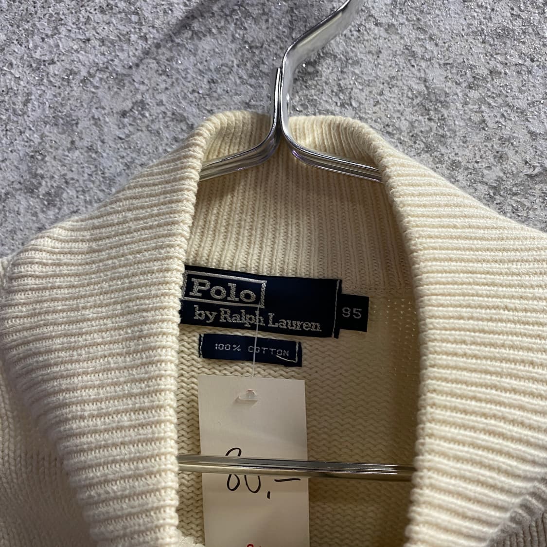 폴로 랄프로렌 베이지포니 니트 집업 B4201 상품이미지3